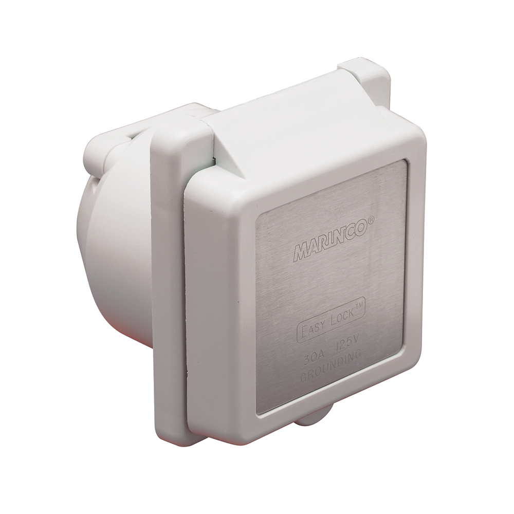 Tomada Shorepower Macho 30AMP Plástica (301 EL-8)