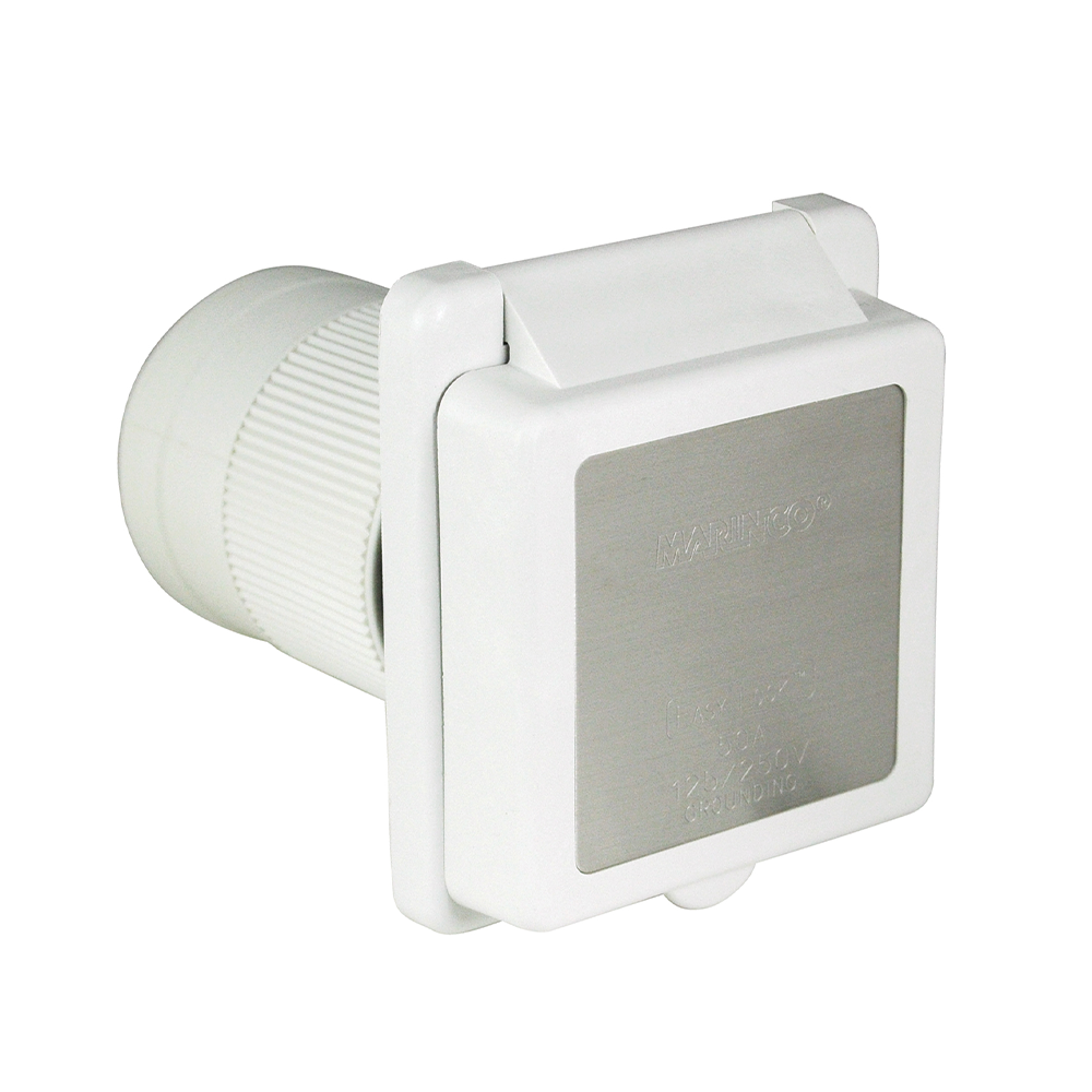 Tomada Shorepower Femea 50AMP Plástica (6353 EL-B)