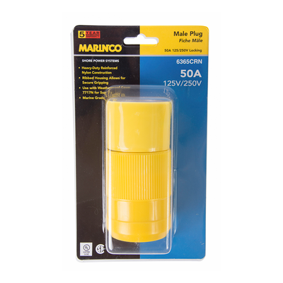Tomada Shorepower Macho 50AMP Plástica (6364CRN)
