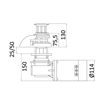 Guincho Italwinch CLS 500w GO 6mm 12V