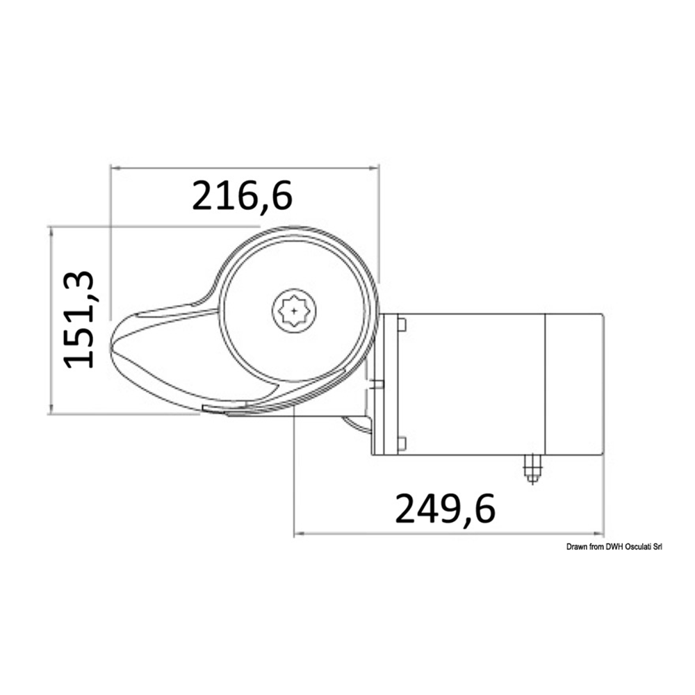Guincho Italwinch Smart Plus 1000W GO 8mm 12V