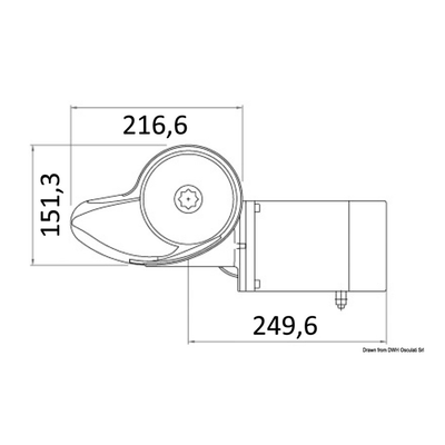 Guincho Italwinch Smart Plus 1000W GO 8mm 12V