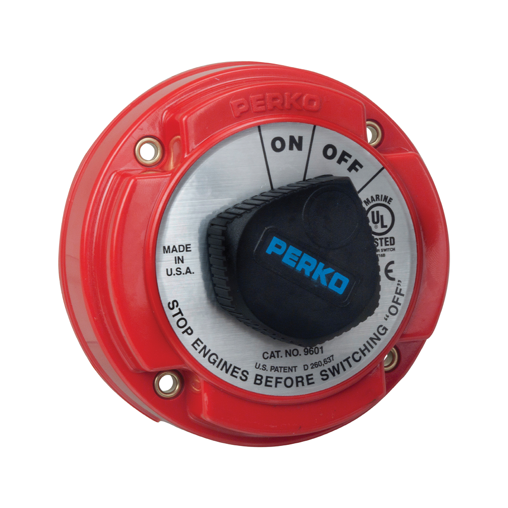 Chave para 1 Bateria Perko 250amp contínuos Modelo 9601