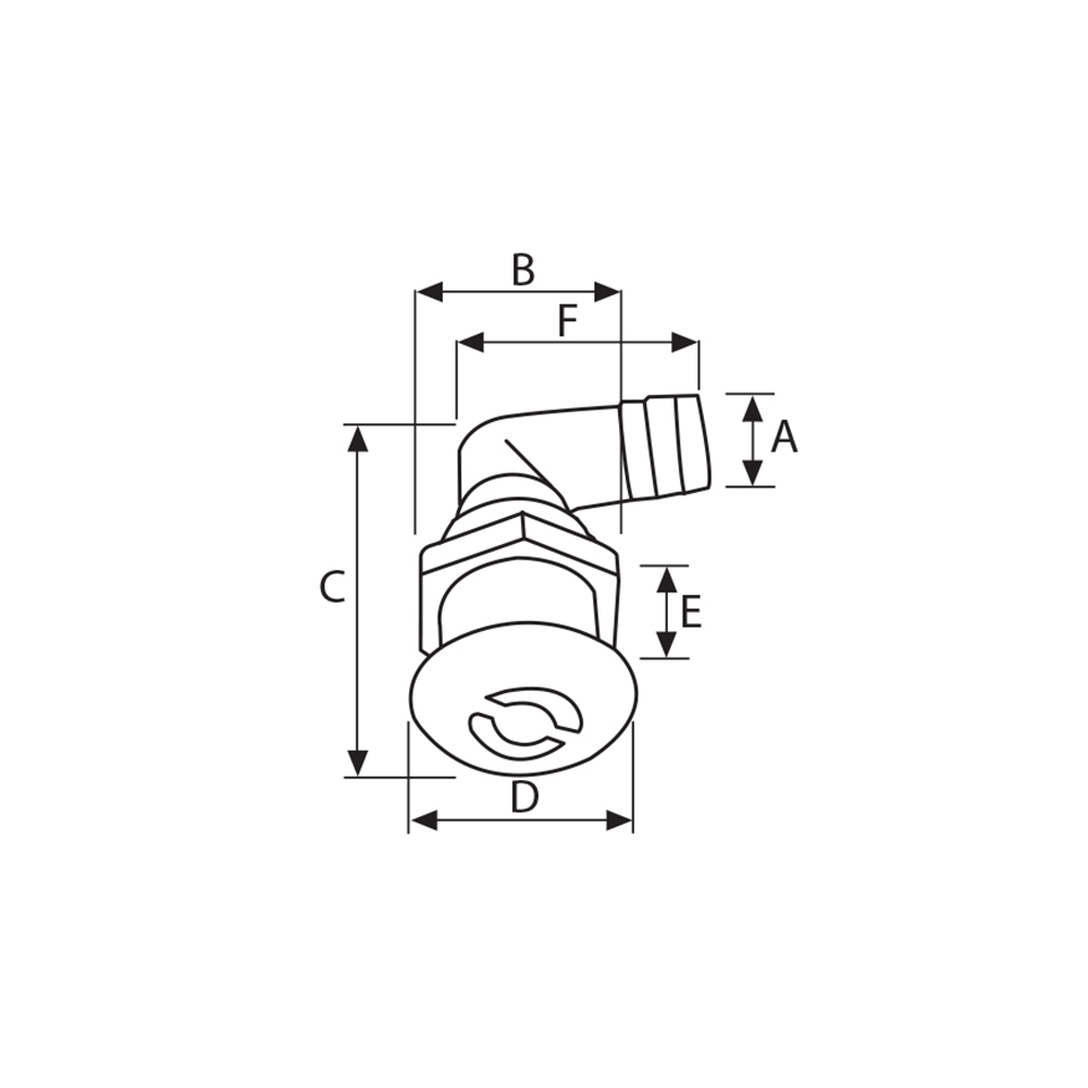Respiro Plástico para Tanque 16mm