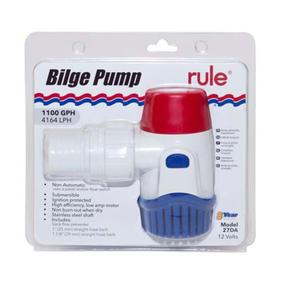 Bomba de Porão Rule 1100GPH 12V