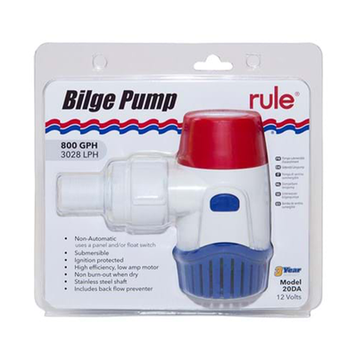 Bomba de Porão Rule 800GPH 12/24V