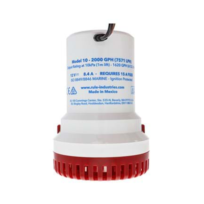 Bomba de Porão Rule 2000GPH 12V